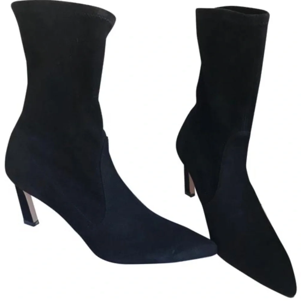 Stuart Weitzman black women booties - Picture 1 of 6